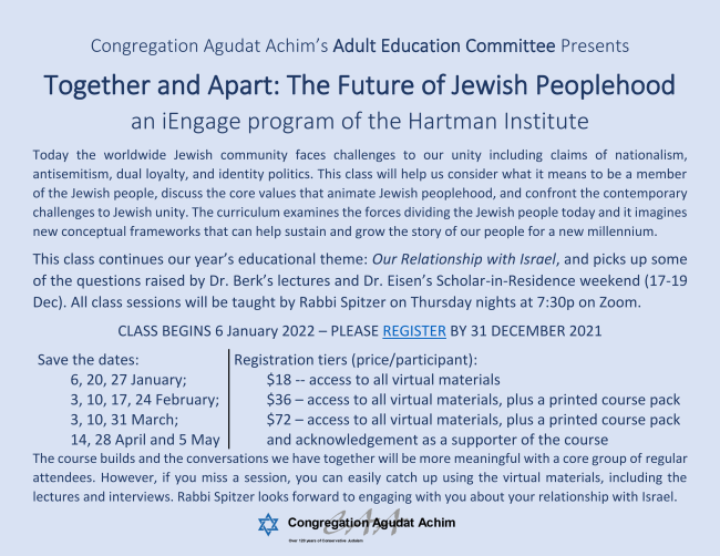 Together and Apart: The Future of Jewish Peoplehood