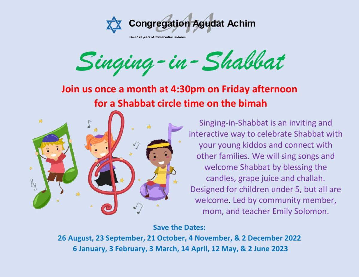 Singing in Shabbat