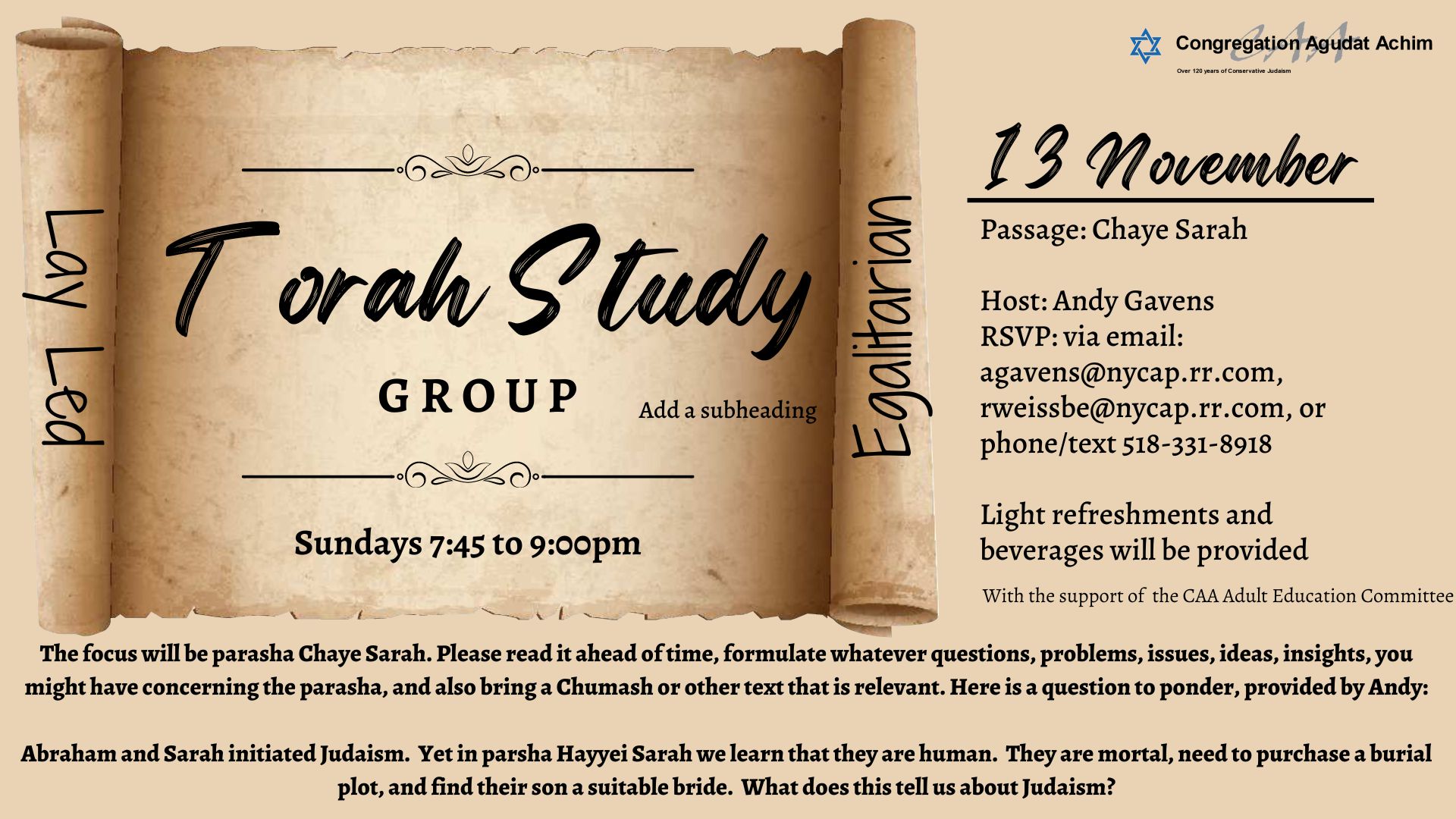 Torah Study Group