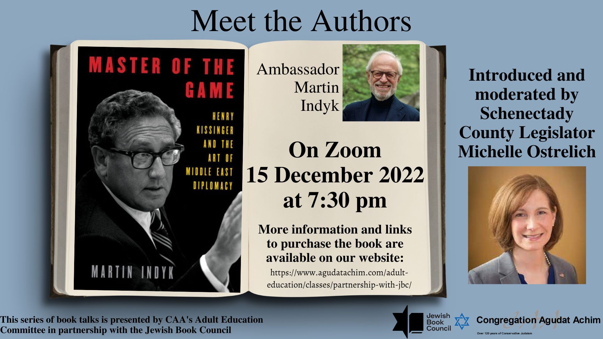 Meet the Authors with Ambassador Martin Indyk