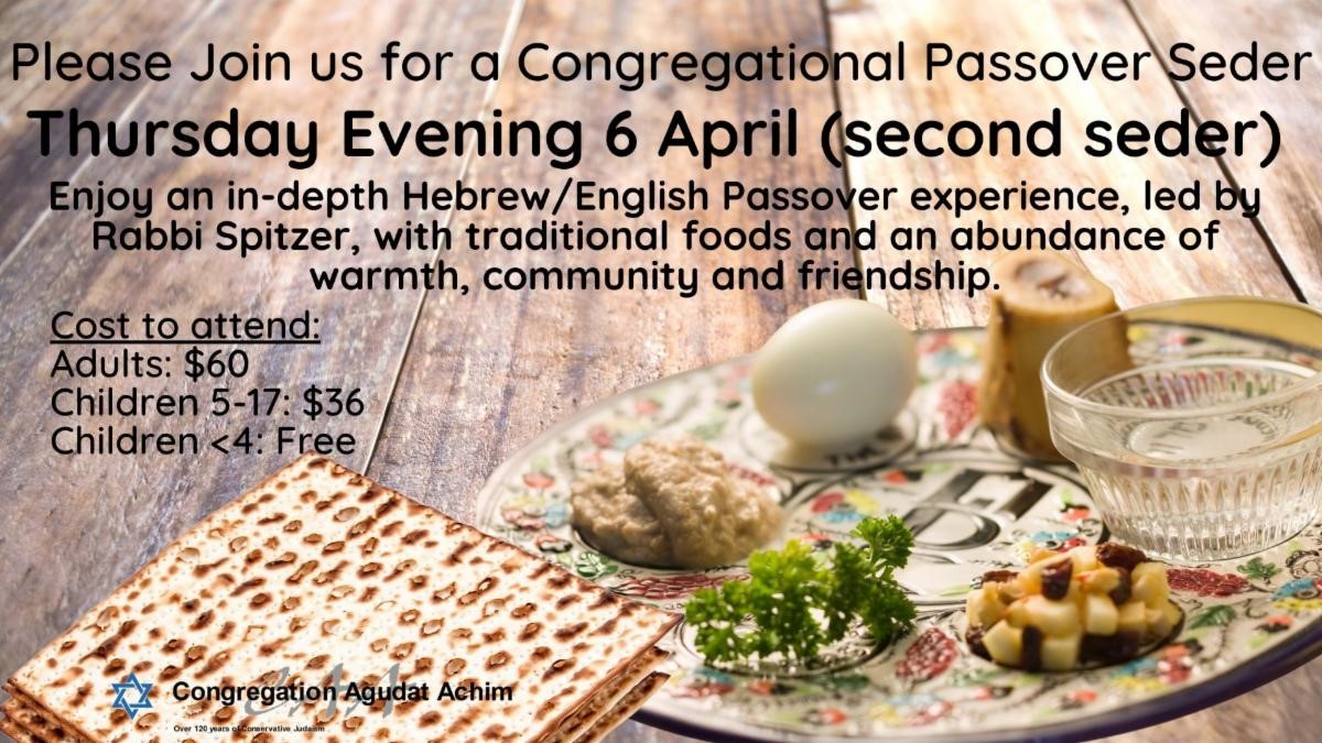 Community Second Night Seder
