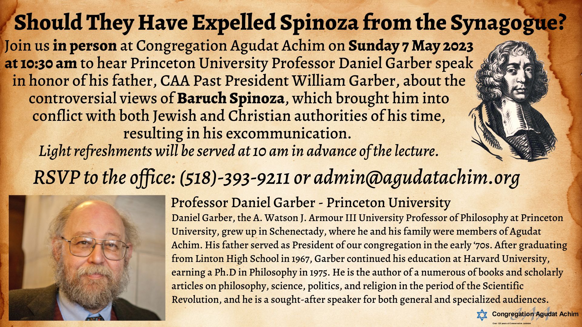 Should They Have Expelled Spinoza from the Synagogue?