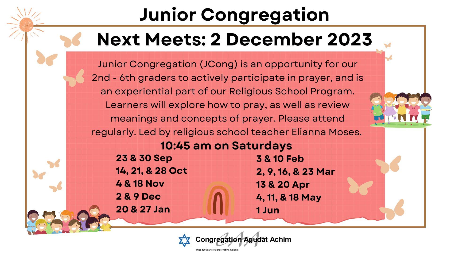 Junior Congregation