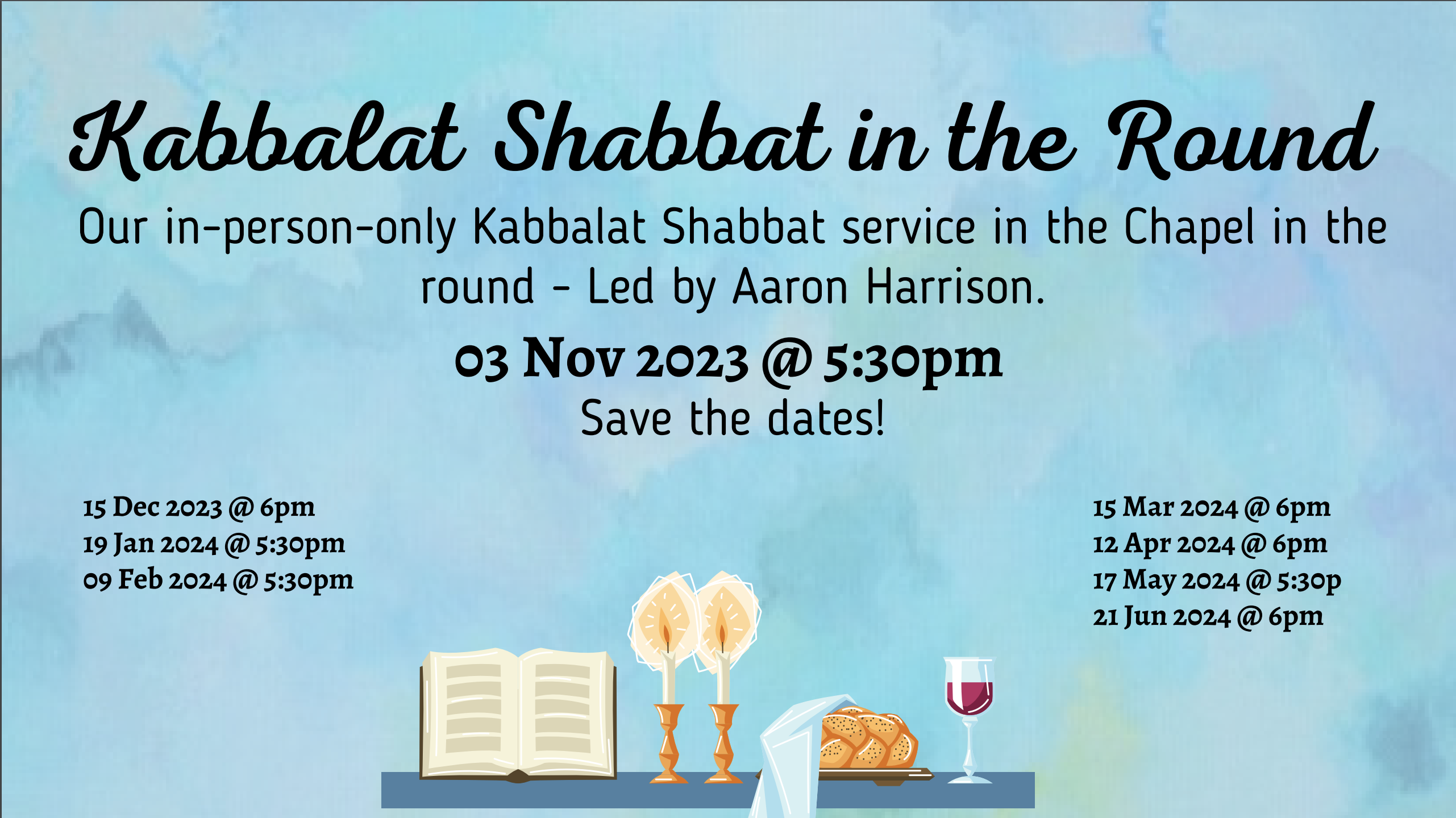 Kabbalat Shabbat in the Round